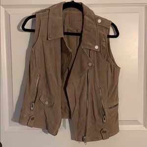 BLANKNYC 100% Suede Leather Vest